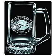 The Hobbit Floating Log Premium Etched Glass Stein